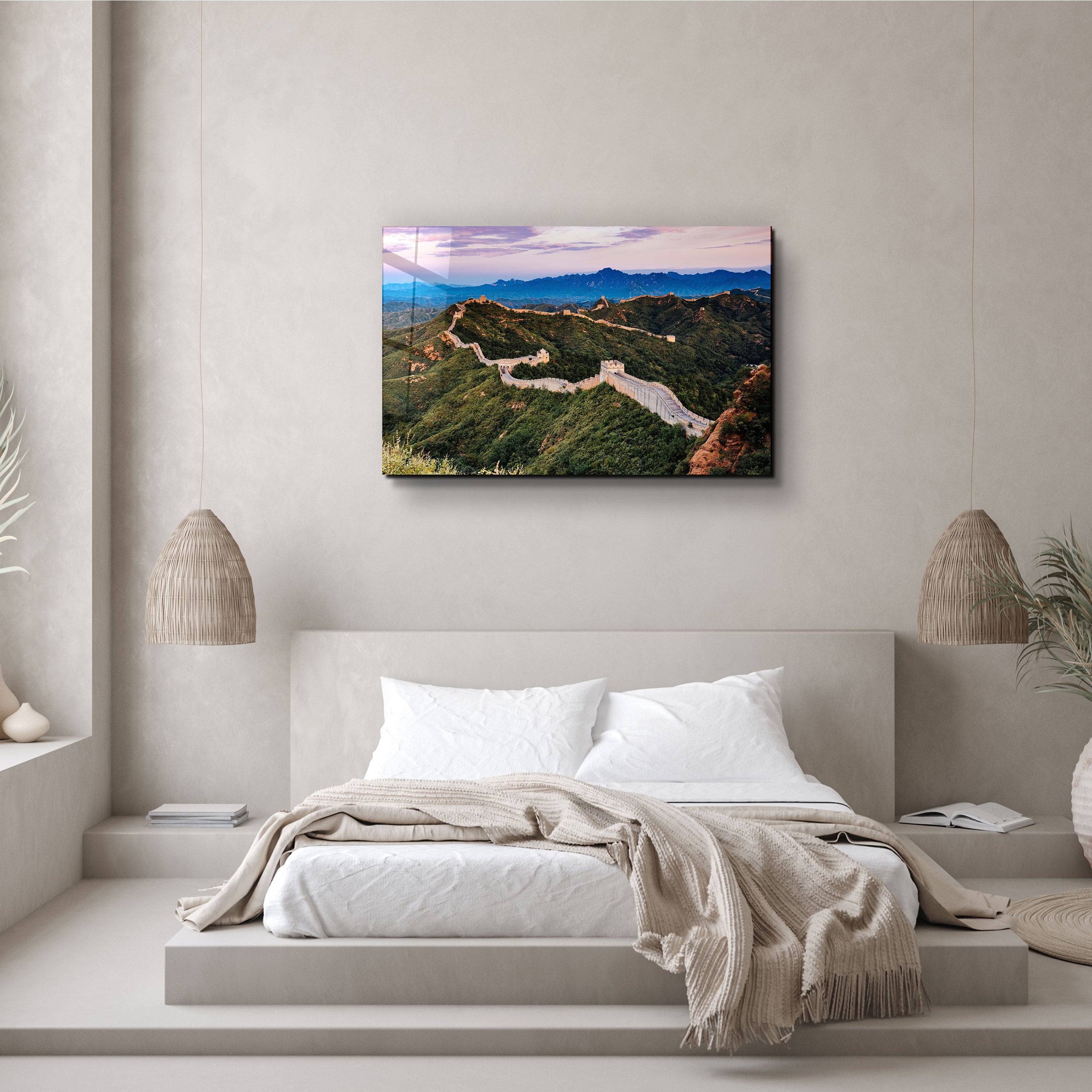 ・"The Great Wall of China"・Glass Wall Art