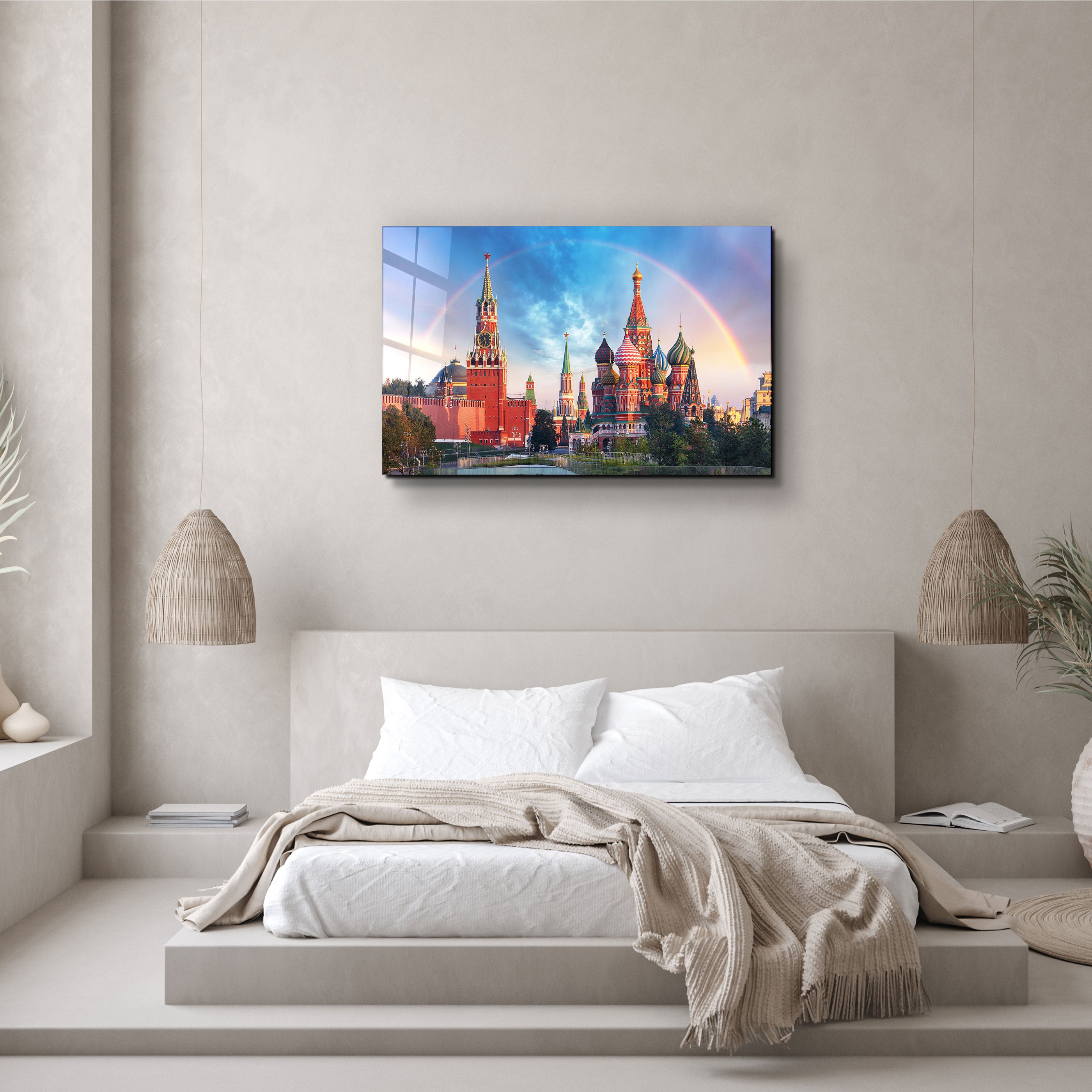 ・"Moscow - Russia"・Glass Wall Art
