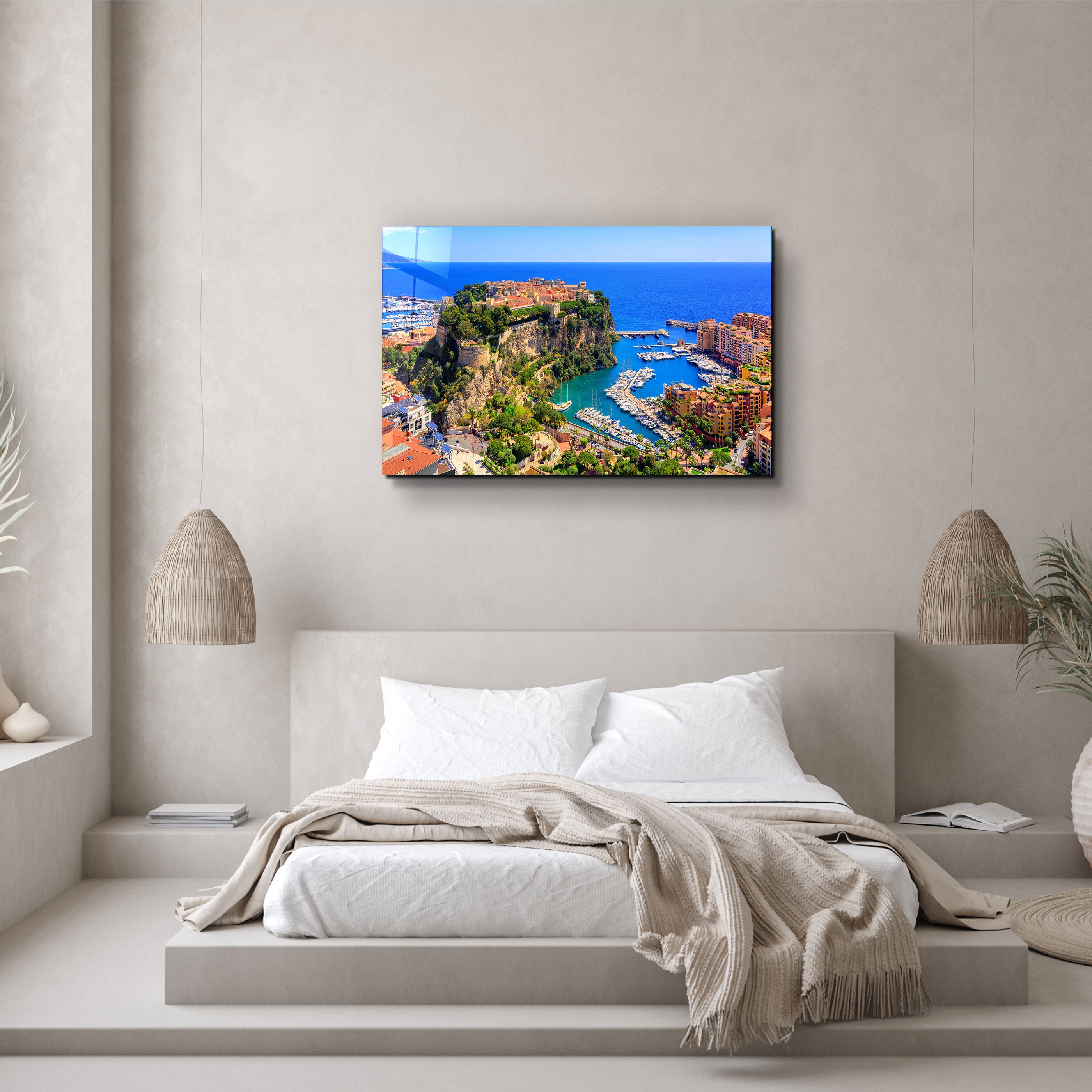 ・"Monaco"・Art mural en verre