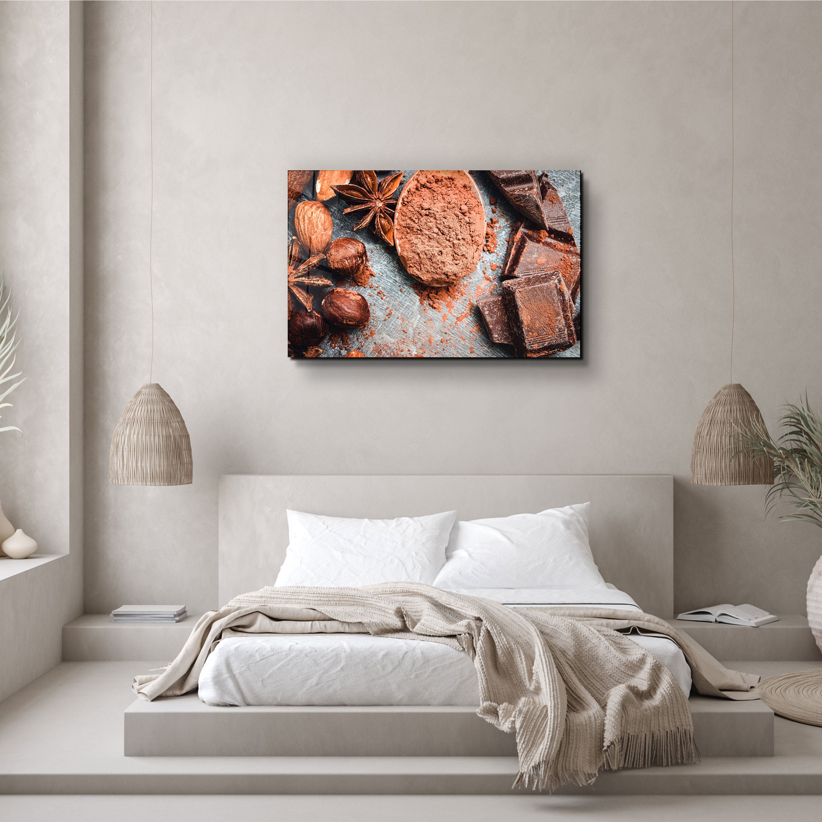 ・"Amande et chocolat"・Art mural en verre