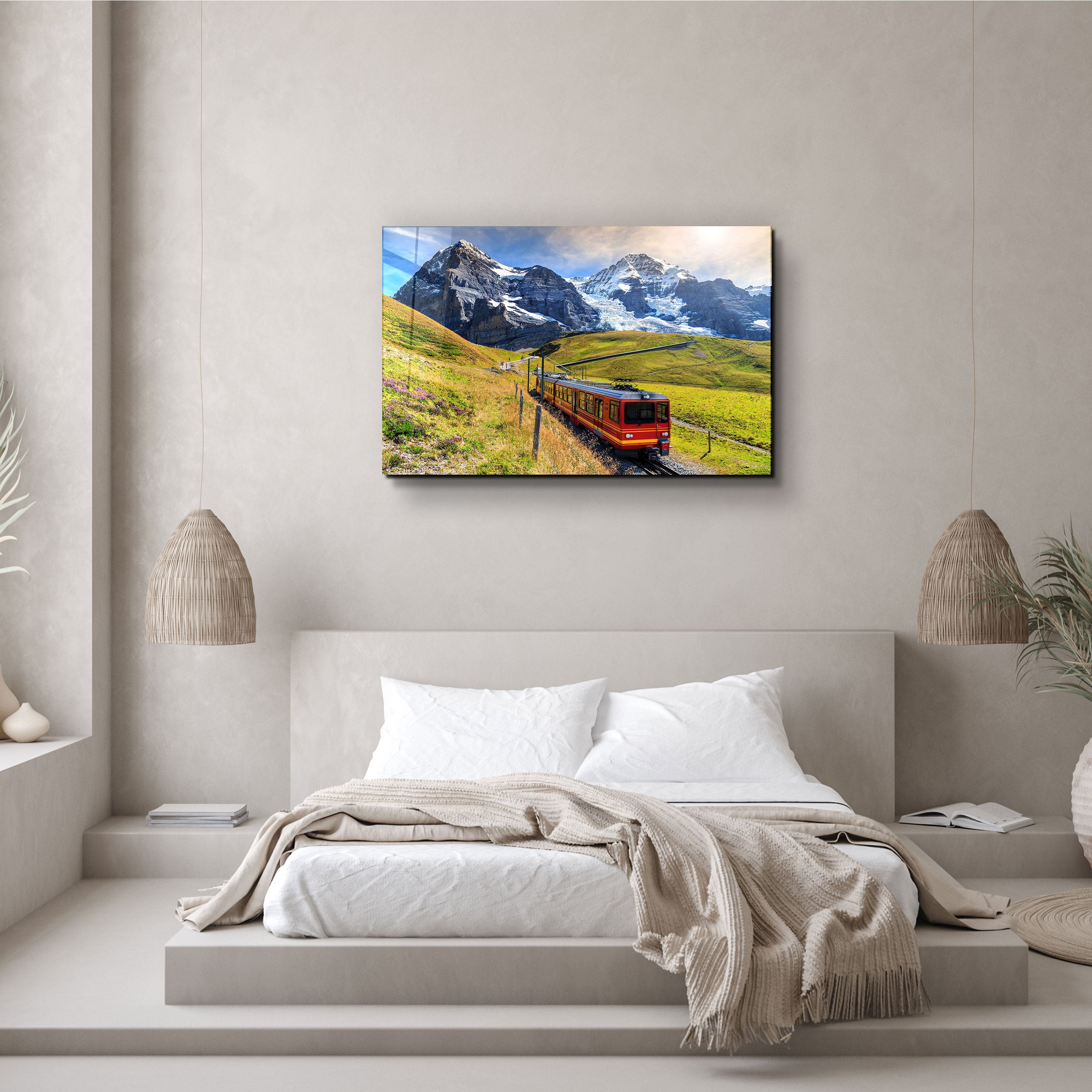 ・"Montagne de l'Eiger"・Art mural en verre