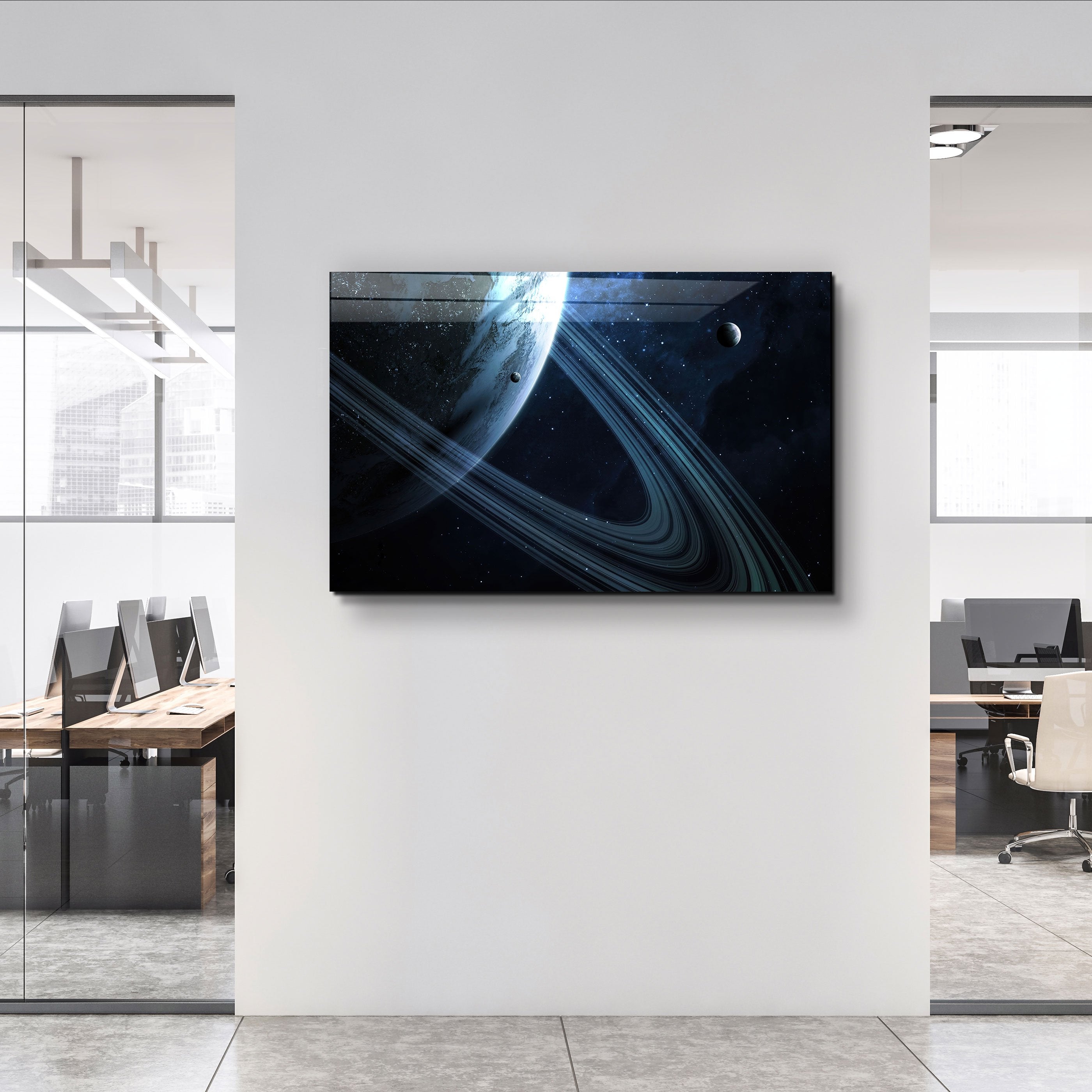 ・"The Order Of The Planets"・Glass Wall Art