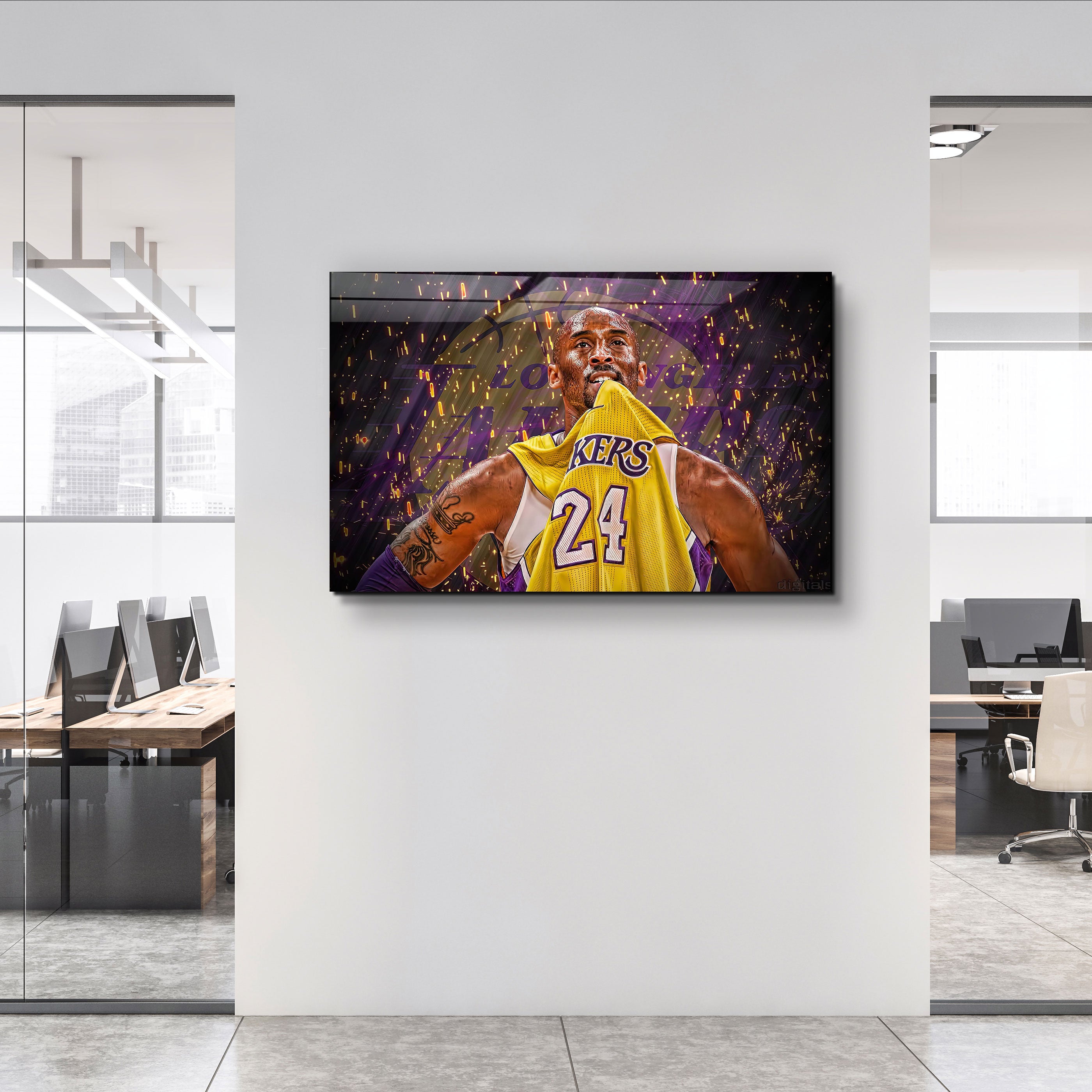 ・"Kobe"・Glass Wall Art