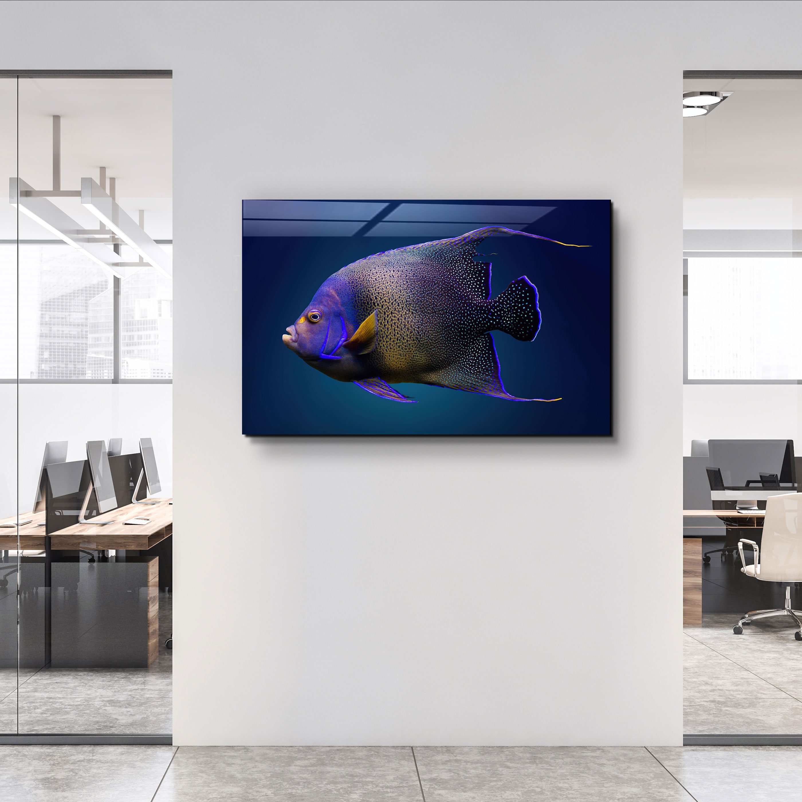 ・"Exotic Fish"・GLASS WALL ART