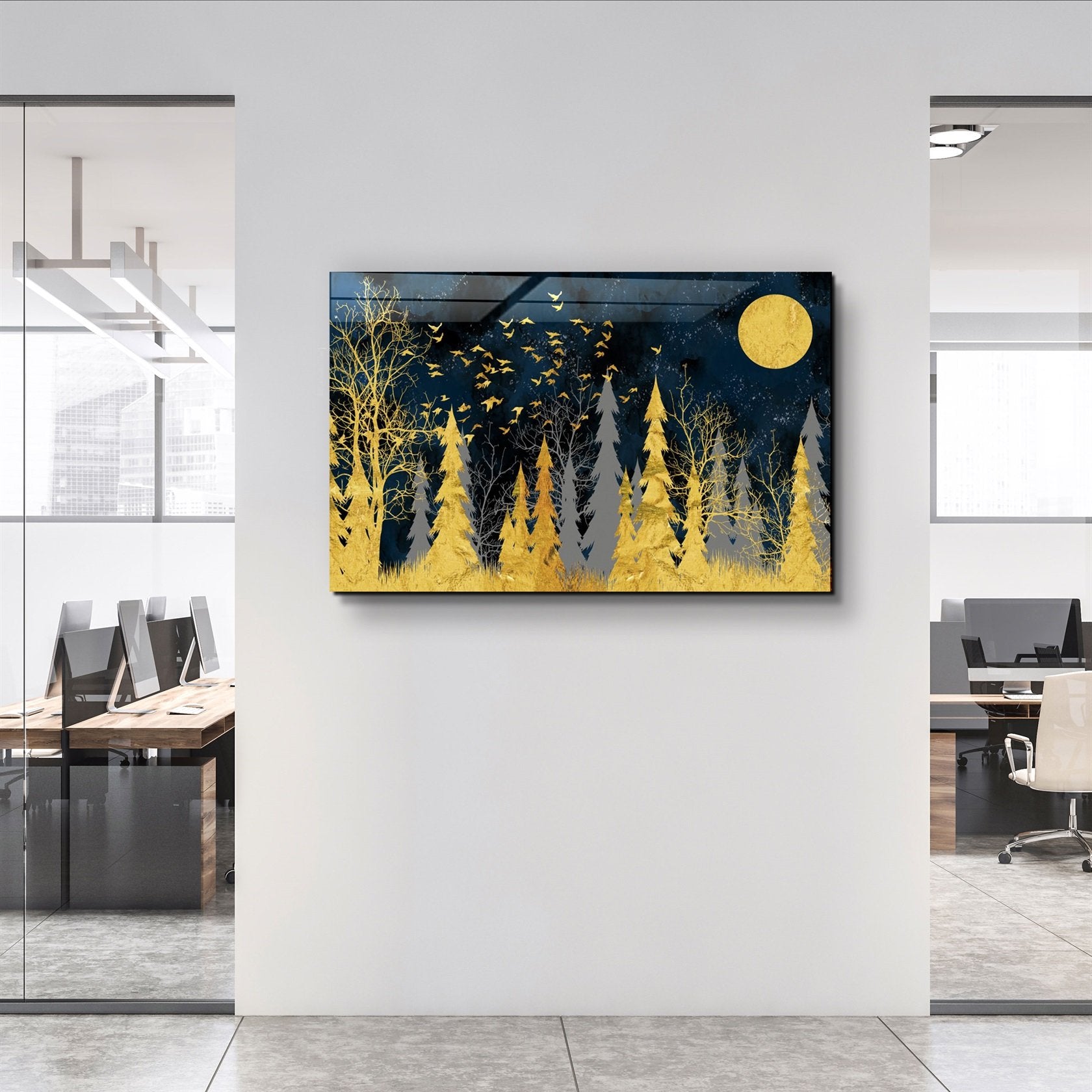 ・"Cute Forest7"・Art mural en verre