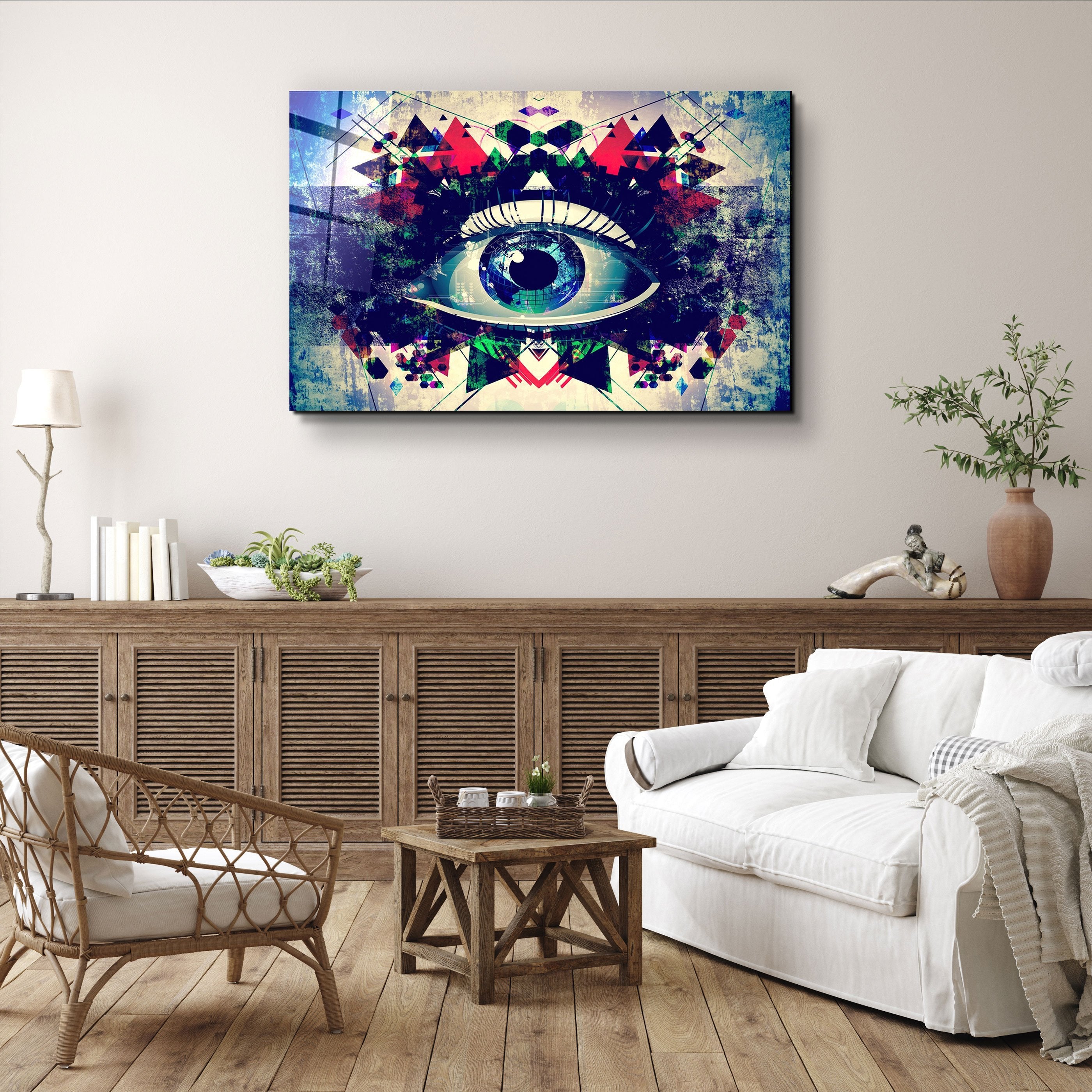 ・"Modern Eye"・Glass Wall Art