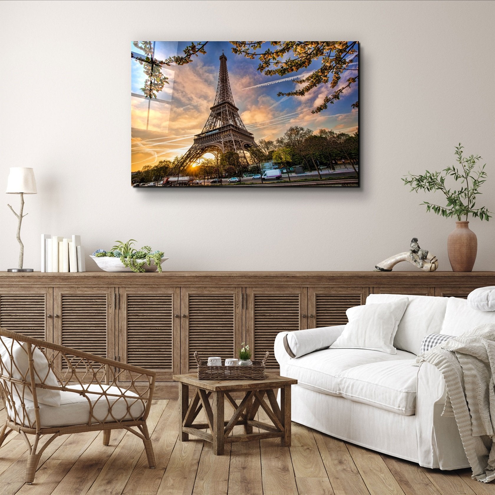 ・"Tour Eiffel"・Art mural en verre