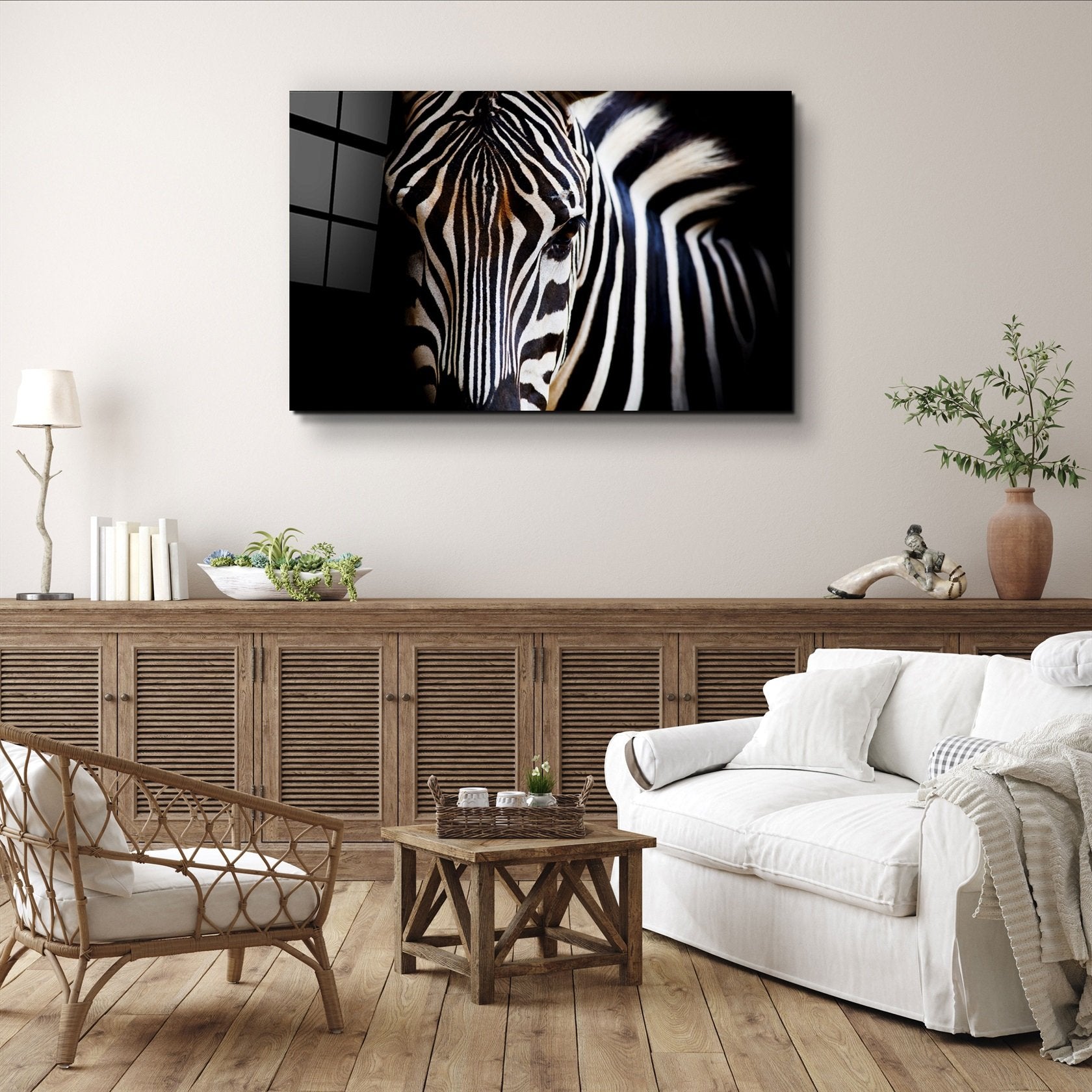 ・"Zebra"・<tc>Glasbild</tc>