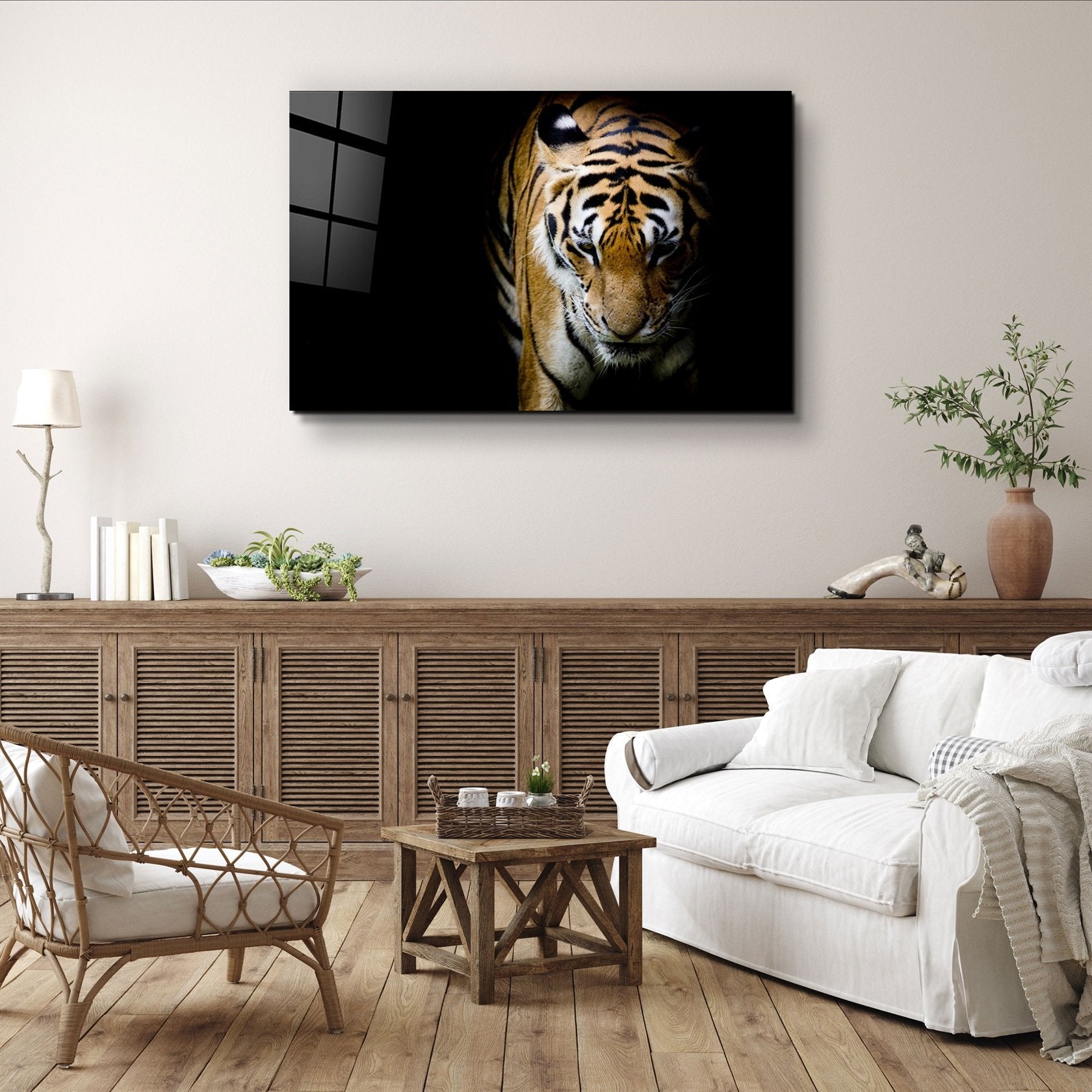 ・"Tiger 3"・Glass Wall Art