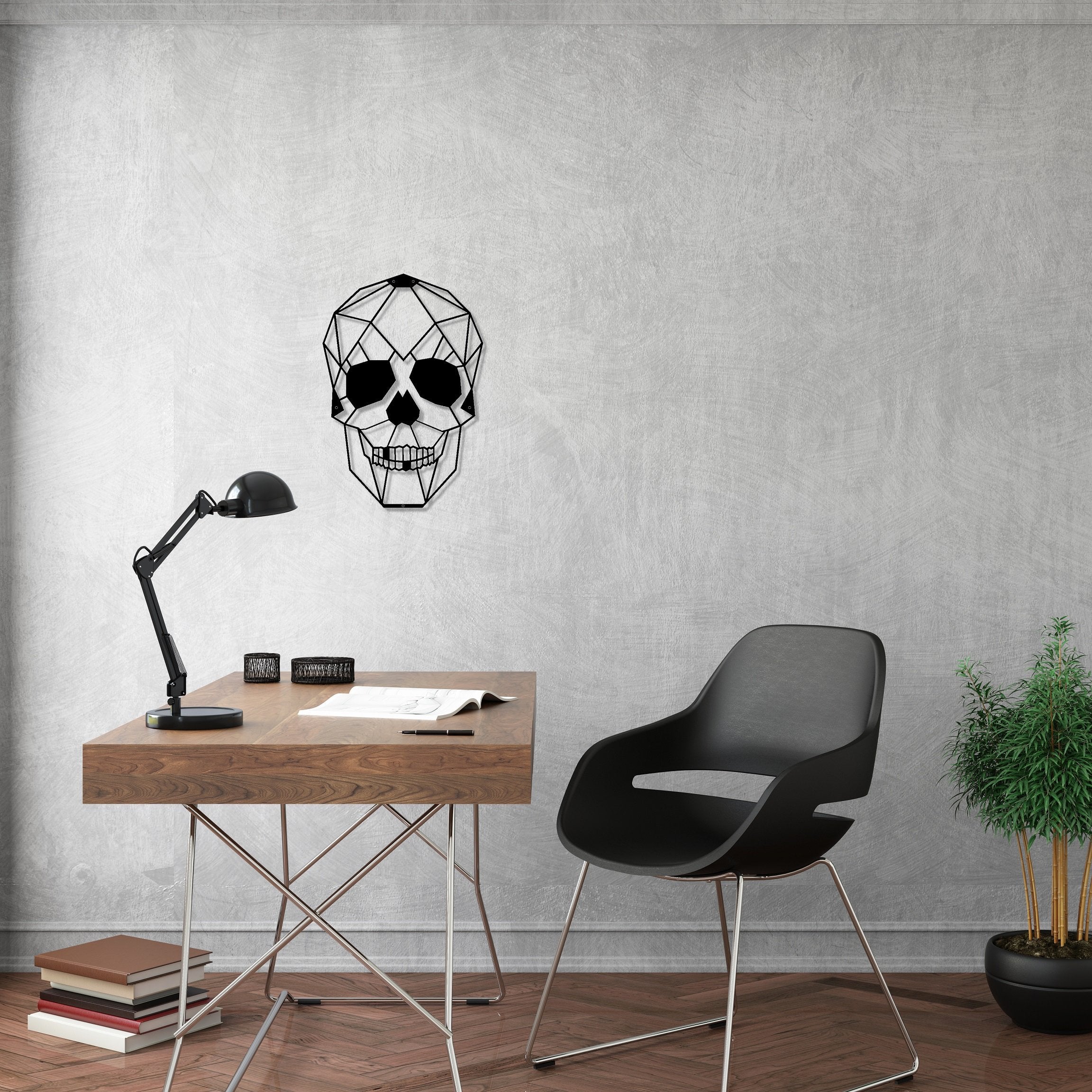 ・"Skull"・Premium Metal Wall Art - Limited Edition