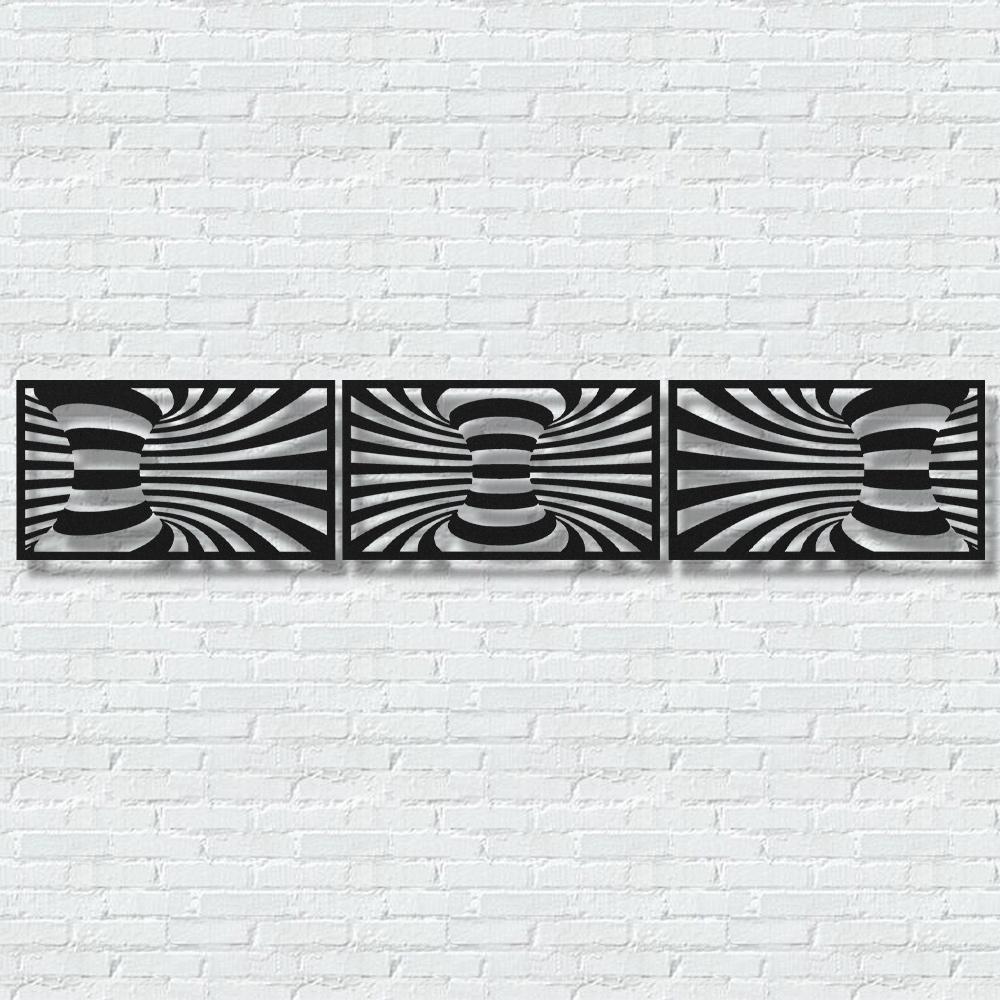 ・"Spiral Trio"・Premium Metal Wall Art - Limited Edition